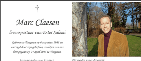 Marc Claesen (1968-2015)