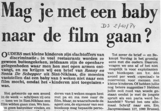 Vijftig jaar geleden: het jaar van het thuisblijvende&nbsp;kind