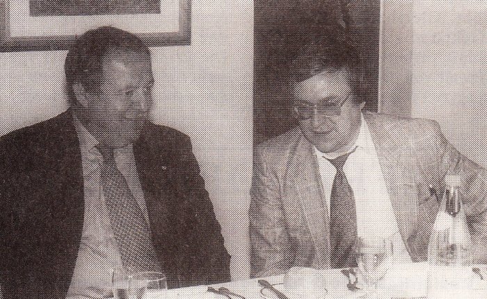 Dertig jaar geleden: president Susanne Tiemann verwelkomt Dr.Haiden en zijn&nbsp;team