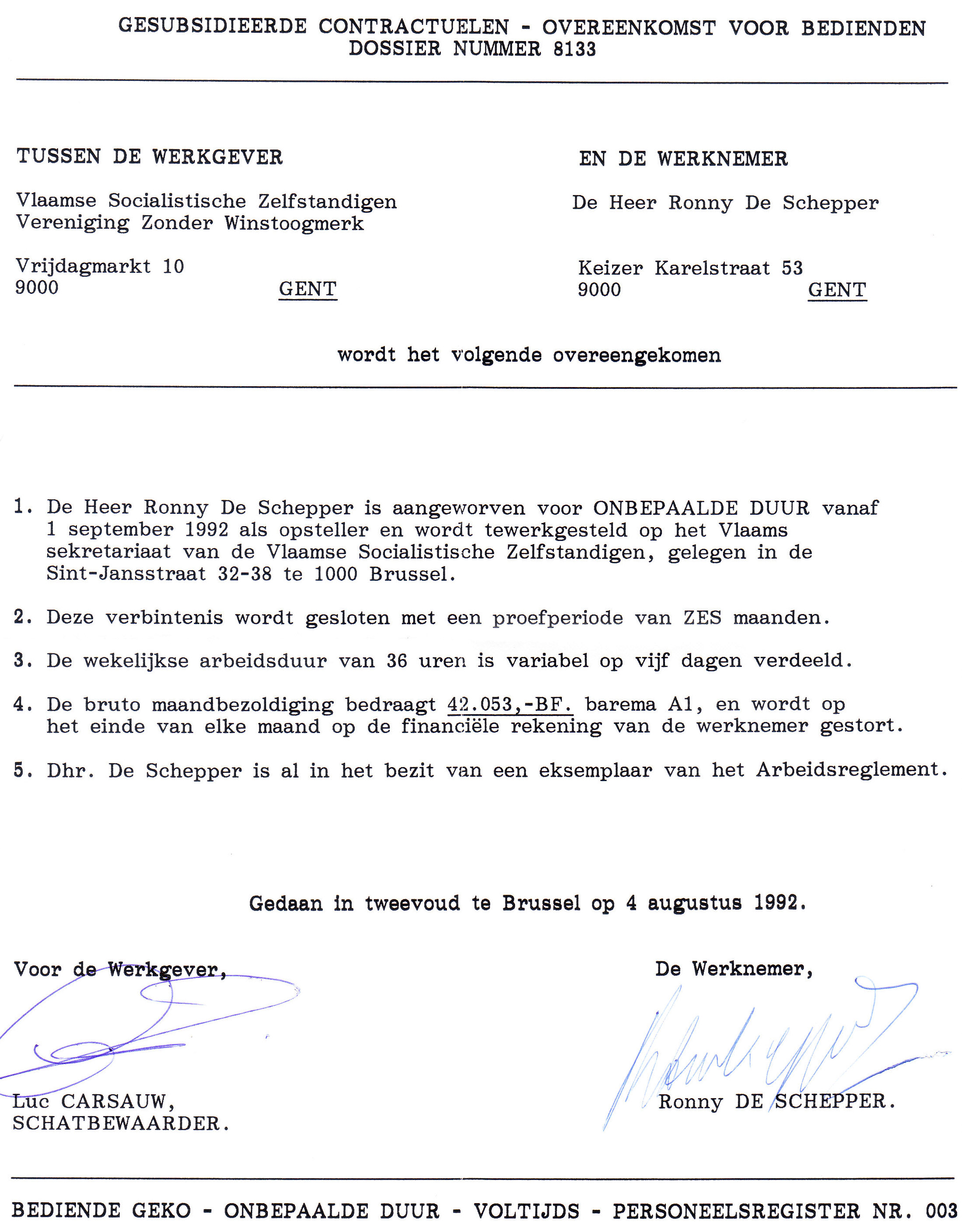 01 contract van luc carsauw