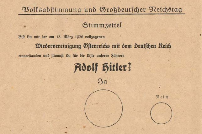 85 jaar geleden: Oostenrijk keurt de Anschluss&nbsp;goed