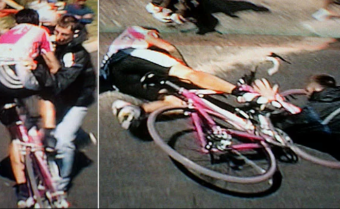 25 jaar geleden: Giuseppe Guerini ten val gebracht op Alpe&nbsp;d’Huez