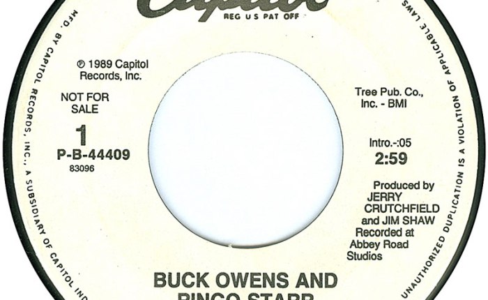 Zestig jaar geleden: Ringo Starr neemt “Act naturally” op