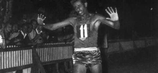 65 jaar geleden: Abebe Bikila wint de marathon op de O.S. van&nbsp;Rome