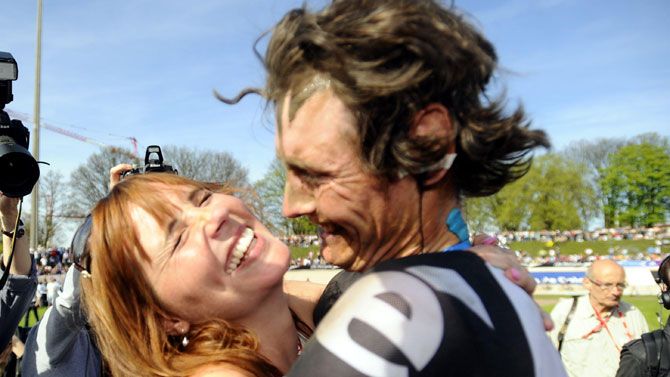 Tien jaar geleden: Johan Vansummeren wint&nbsp;Parijs-Roubaix