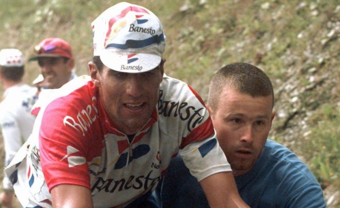 25 jaar geleden: Miguel Indurain gaat ten onder op weg naar&nbsp;Pamplona