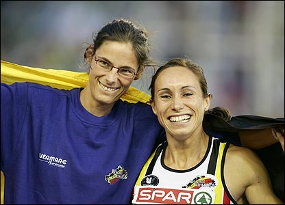 Vijftien jaar geleden: Tia Hellebaut en Kim Gevaert Europees&nbsp;kampioen