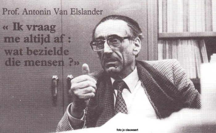35 jaar geleden: prof.Van Elslander op emeritaat…