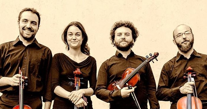 Vijf jaar geleden: Italiaans kwartet speelt Vlaamse muziek in&nbsp;Hingene