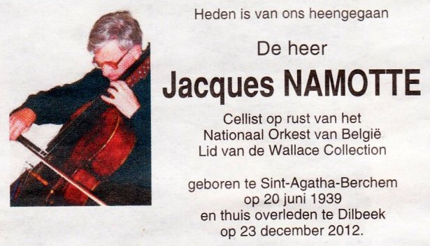Jacques Namotte (1939-2012)