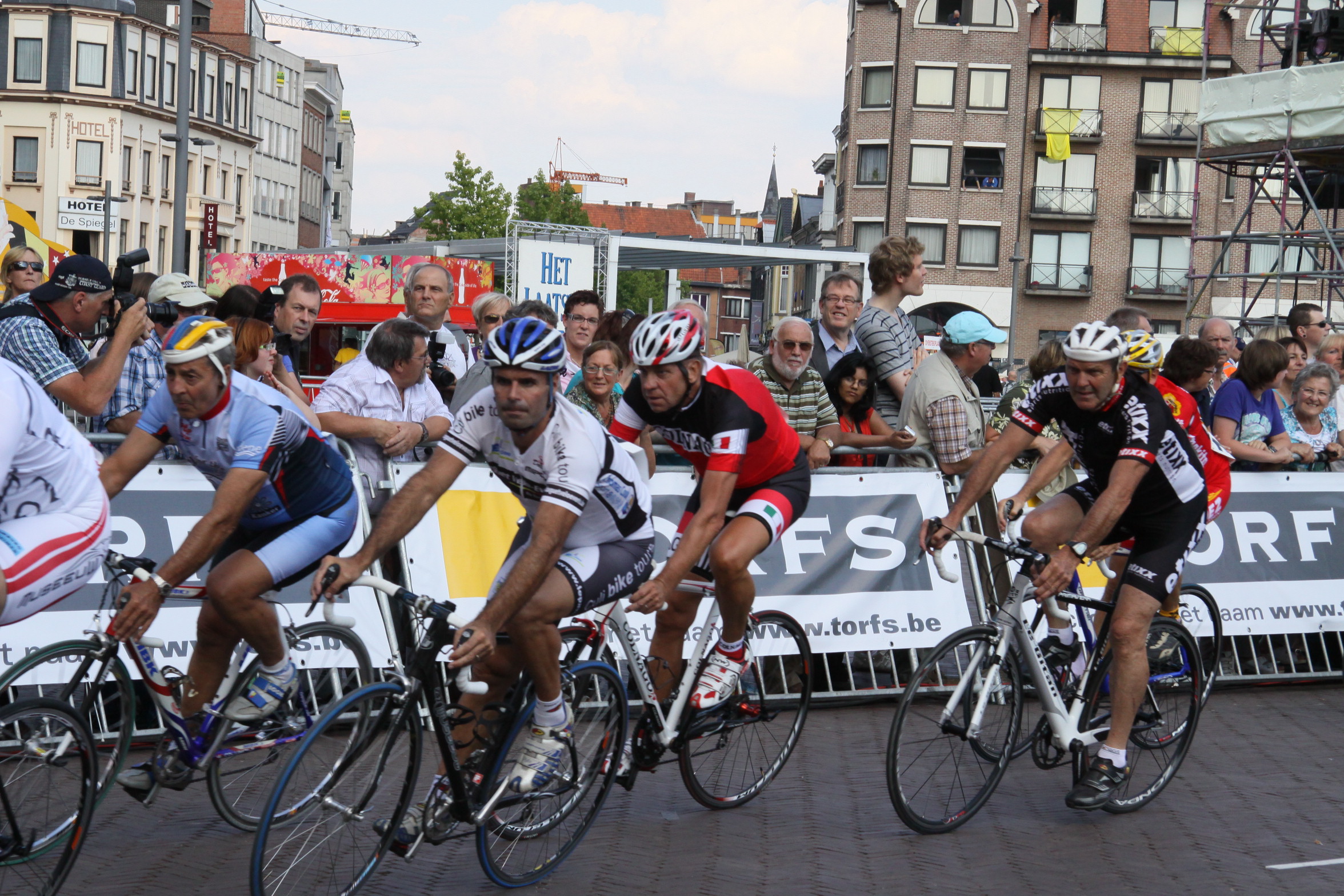 58 natourcriterium St Niklaas met Willy Planckaert, Peter Van Petegem en Roger De Vlaeminck