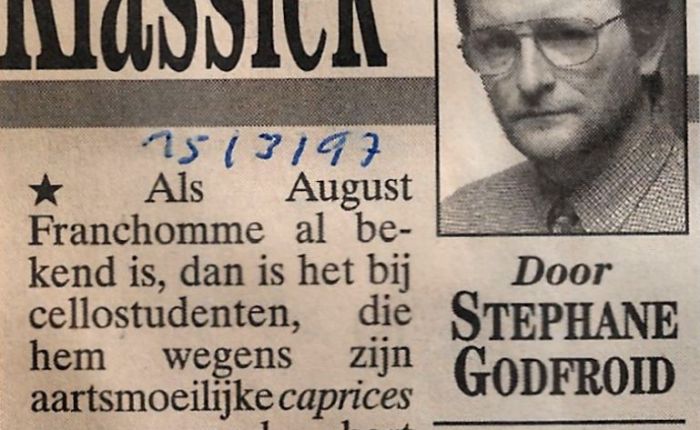 25 jaar geleden: “Klassiek” door Stephane Godfroid&nbsp;(2)