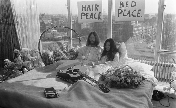 55 jaar geleden: bed-in van John &&nbsp;Yoko