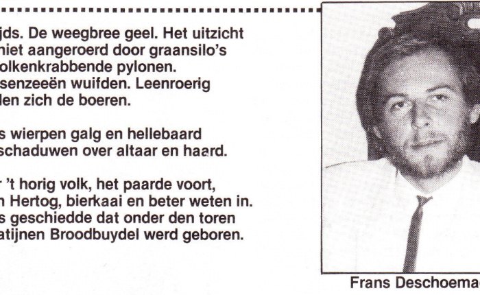 Frans Deschoemaeker wordt zeventig…