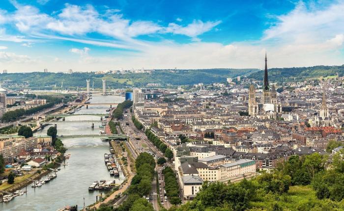 Twintig jaar geleden: blitzbezoek aan&nbsp;Rouen
