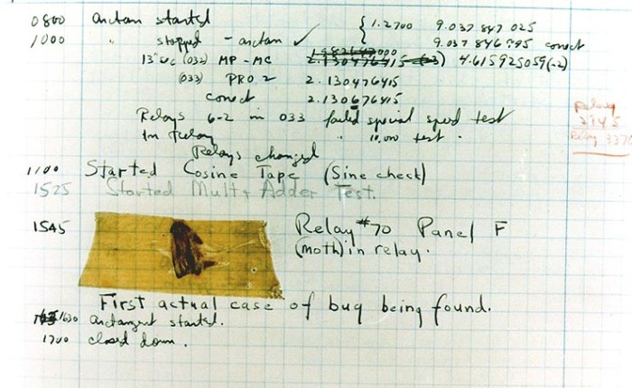 Tachtig jaar geleden: de eerste “bug”