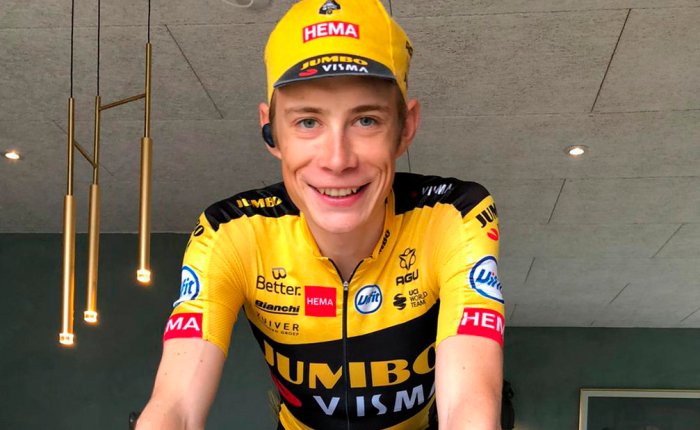Jonas Vingegaard wordt tweede in de&nbsp;Tour