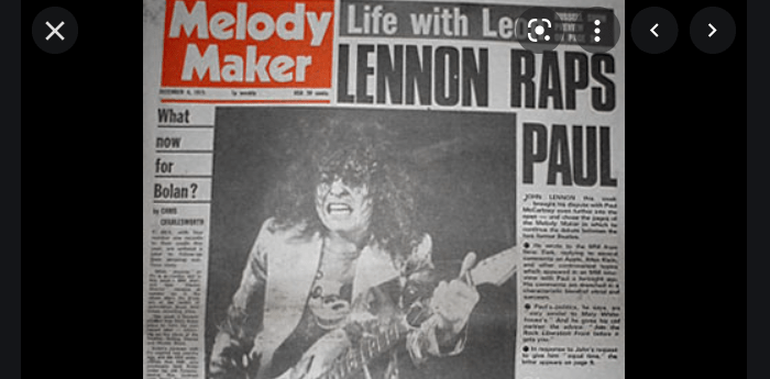 Vijftig jaar geleden: John valt Paul aan in Melody Maker