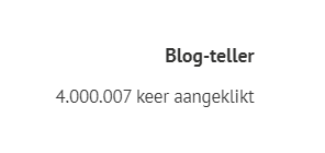 Vier miljoen bezoekers!