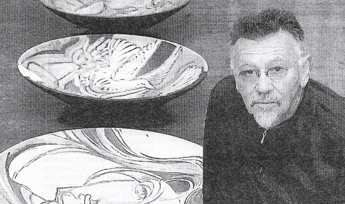 25 jaar geleden: Achiel Pauwels stelt keramiek èn tekeningen ten toon