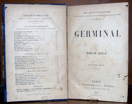 140 jaar geleden: eerste aflevering van “Germinal” (Emile&nbsp;Zola)