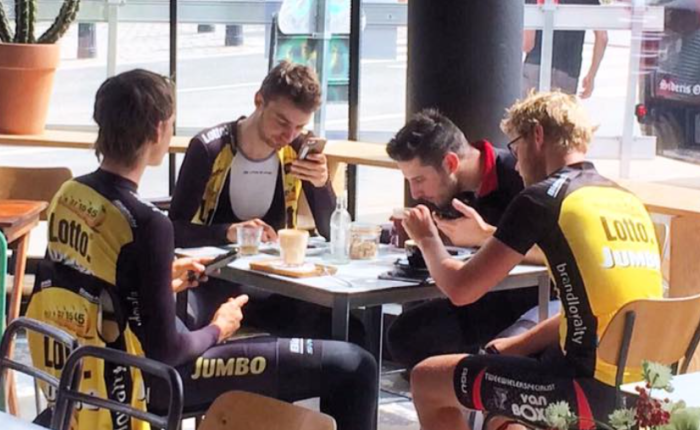 Vijf jaar geleden: Jumbo-Visma in Bar Bidon
