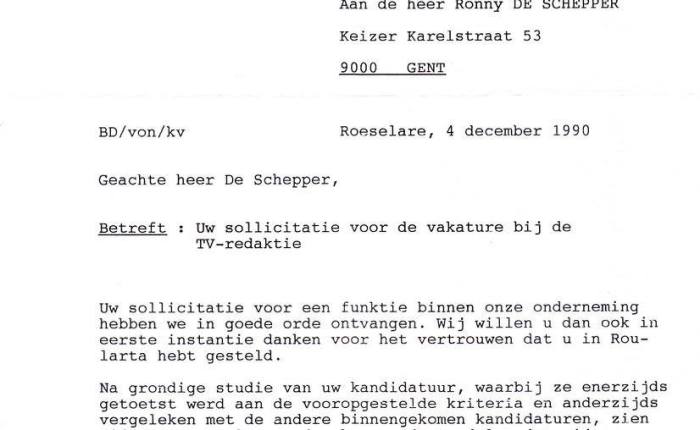 35 jaar geleden: alweer op de “werfreserve”