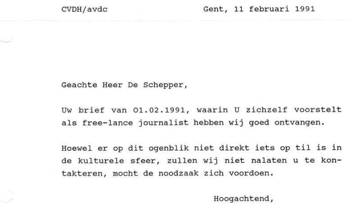 35 jaar geleden: “Don’t call us, we’ll call&nbsp;you”