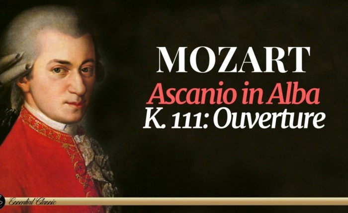 255 jaar geleden: de 15-jarige Mozart schrijft “Ascanio in Alba”