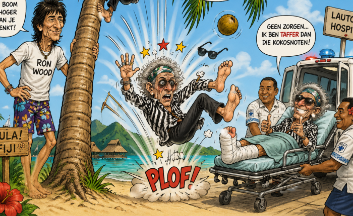 Twintig jaar geleden: Keith Richard valt uit&nbsp;boom