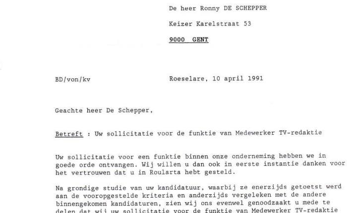 35 jaar geleden: alweer op een werfreserve!