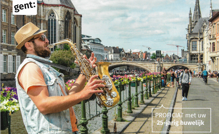 25 jaar geleden: huwelijk Gaby en Ronny