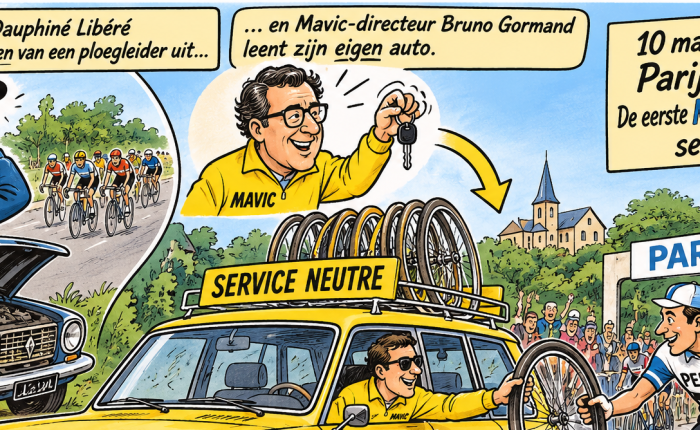 Een neutrale volgwagen