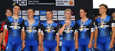 Tien jaar geleden: Etixx-Quick Step wint het WK ploegentijdrit in&nbsp;Qatar